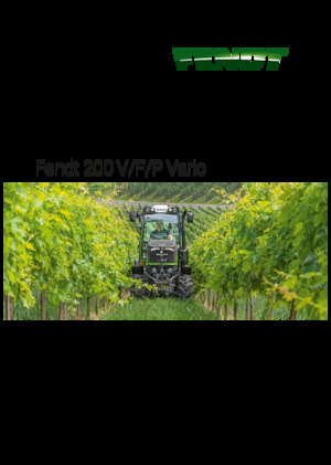 4WD traktori Fendt 210 V Vario Power