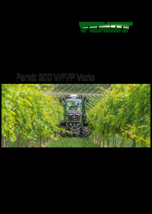 4WD traktori Fendt 210 V Vario Power