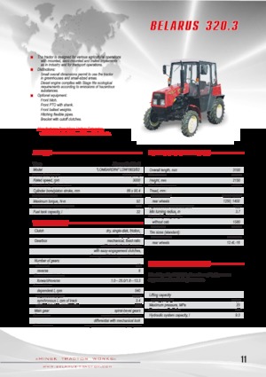 4WD traktori Belarus 422