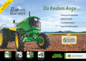 4WD traktori John Deere 5050