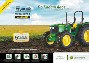 4WD traktori John Deere 5075 TREM-IV