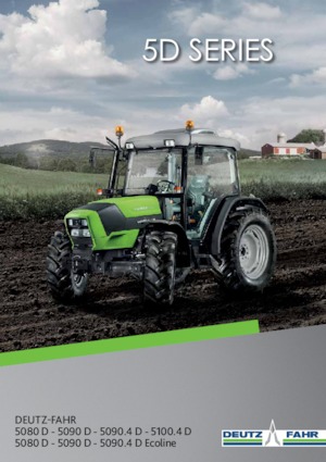 4WD traktori DEUTZ-FAHR 5080 D Ecoline