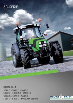 4WD traktori DEUTZ-FAHR 5080 D Ecoline