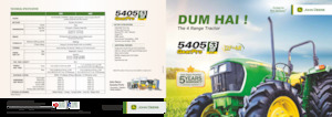 4WD traktori John Deere 5405 TREM-III