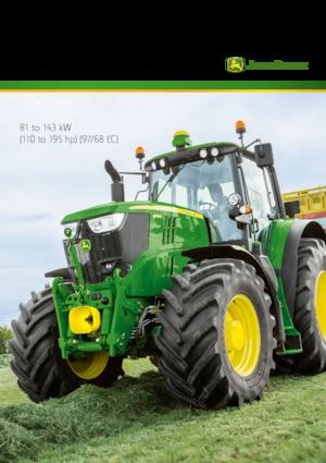 4WD traktori John Deere 6130M