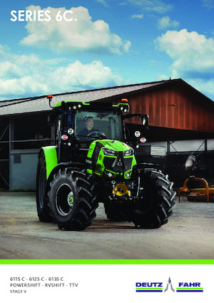 4WD traktori DEUTZ-FAHR 6135 C TTV 