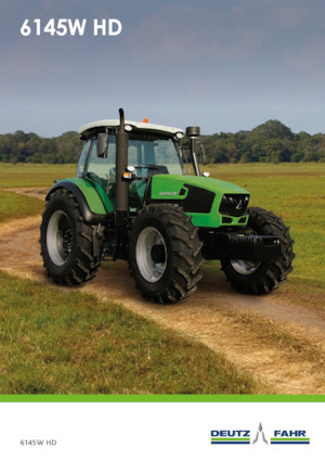 4WD traktori DEUTZ-FAHR 6145W HD