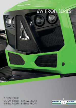 4WD traktori DEUTZ-FAHR 6165W Profi