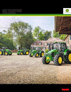 4WD traktori John Deere 6M 195