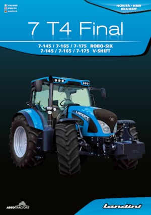 4WD traktori Landini 7-165 Robo-Six