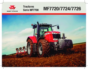4WD traktori Massey Ferguson 7726