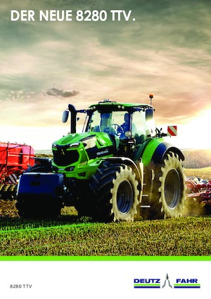 4WD traktori DEUTZ-FAHR 8280 Agrotron TTV