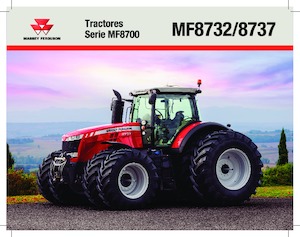 4WD traktori Massey Ferguson 8732	