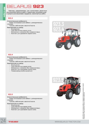 4WD traktori Belarus 923.3
