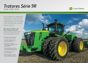 4WD traktori John Deere 9520R