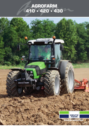 4WD traktori DEUTZ-FAHR Agrofarm 420 TTV