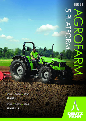 4WD traktori DEUTZ-FAHR Agrofarm 5095