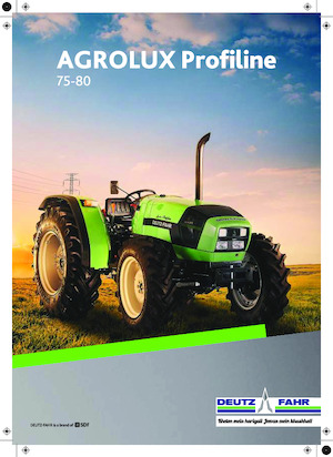 4WD traktori DEUTZ-FAHR Agrolux 75 Profiline