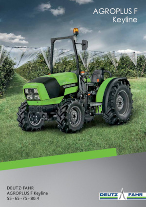 4WD traktori DEUTZ-FAHR Agroplus 65F Keyline