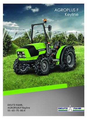 4WD traktori DEUTZ-FAHR Agroplus F 80.4 Keyline