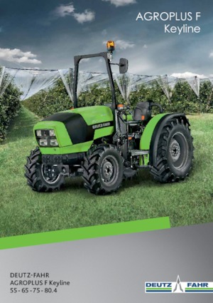 4WD traktori DEUTZ-FAHR Agroplus F 80.4 Keyline