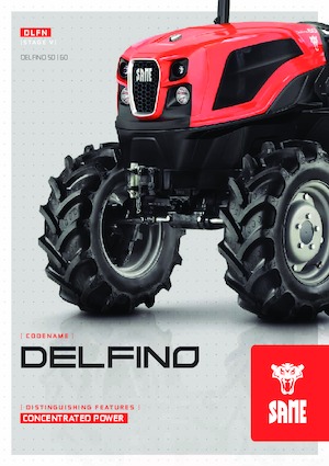 4WD traktori SAME Delfino 60