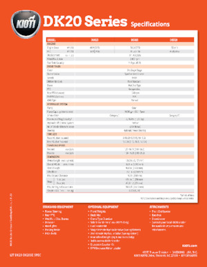 4WD traktori Kioti DK5020