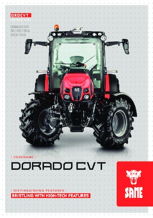 4WD traktori SAME Dorado CVT 100.4 