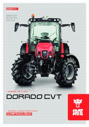 4WD traktori SAME Dorado CVT 100.4 