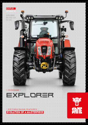 4WD traktori SAME Explorer 125