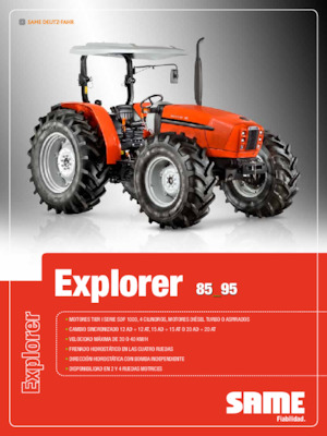4WD traktori SAME Explorer 85