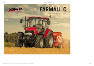 4WD traktori Case IH Farmall 75 C Basis