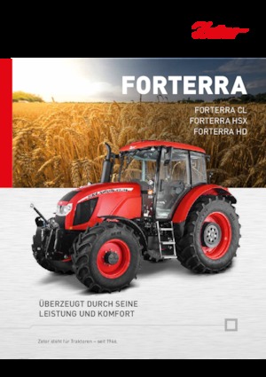 4WD traktori Zetor Forterra CL 100