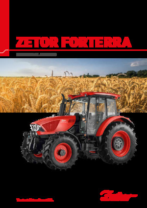 4WD traktori Zetor Forterra CL 120