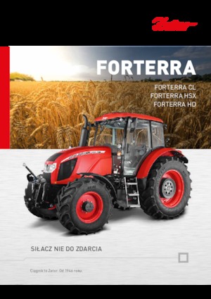 4WD traktori Zetor Forterra CL 130