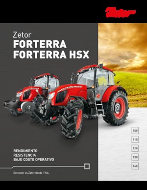4WD traktori Zetor Forterra HSX 140