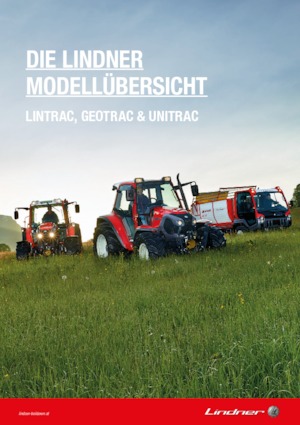 4WD traktori Lindner Geotrac 64 ep