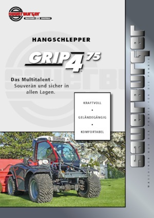 4WD traktori Sauerburger GRIP 4-75 Premium