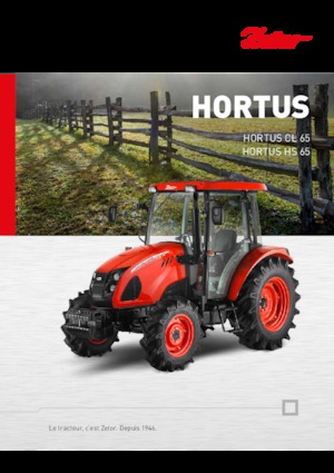 4WD traktori Zetor Hortus HS 65