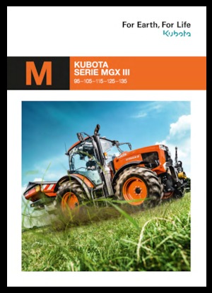 4WD traktori Kubota M 125 GX III