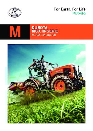 4WD traktori Kubota M 125 GX III