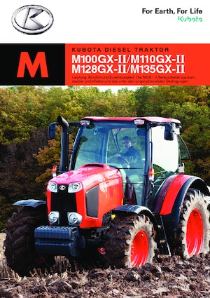 4WD traktori Kubota M 128 GX-II