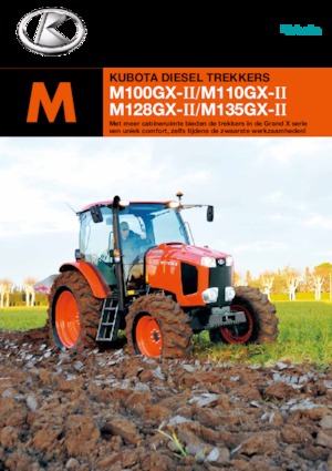 4WD traktori Kubota M 128 GX-II