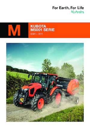4WD traktori Kubota M5091
