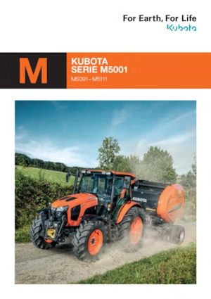 4WD traktori Kubota M5091