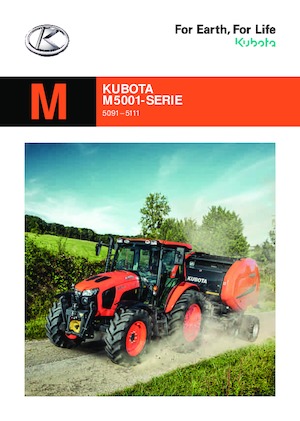 4WD traktori Kubota M5091