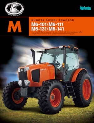 4WD traktori Kubota M 6-141