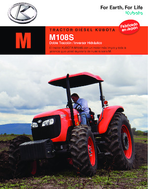 4WD traktori Kubota M108S