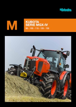4WD traktori Kubota M125GX-IV