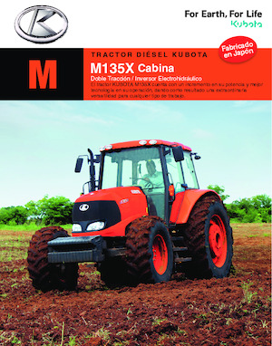 4WD traktori Kubota M135X